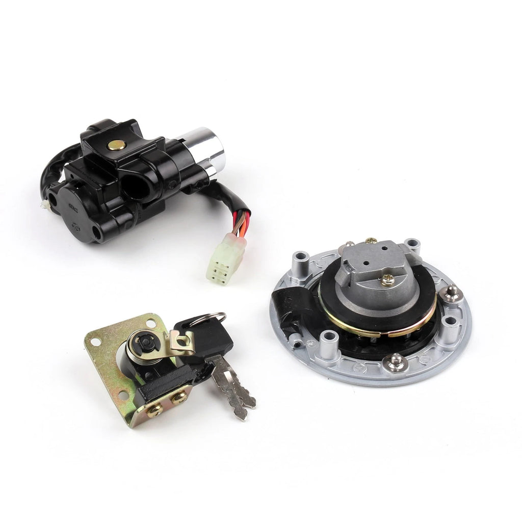 Ignition Switch Fuel Cap Seat Lock Set for Suzuki GSXR 600 GSX-R 750 (1993–2000)