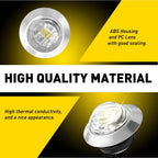 3/4" Strobe and Steady Marker Lights Dual Function 12V 24V