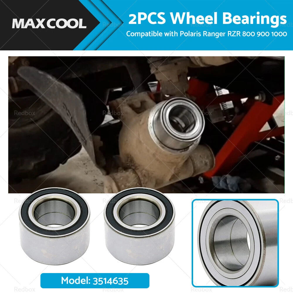 2X Wheel Bearing for Polaris RZR Ranger 800 XP 900 700 1000 (3514635)