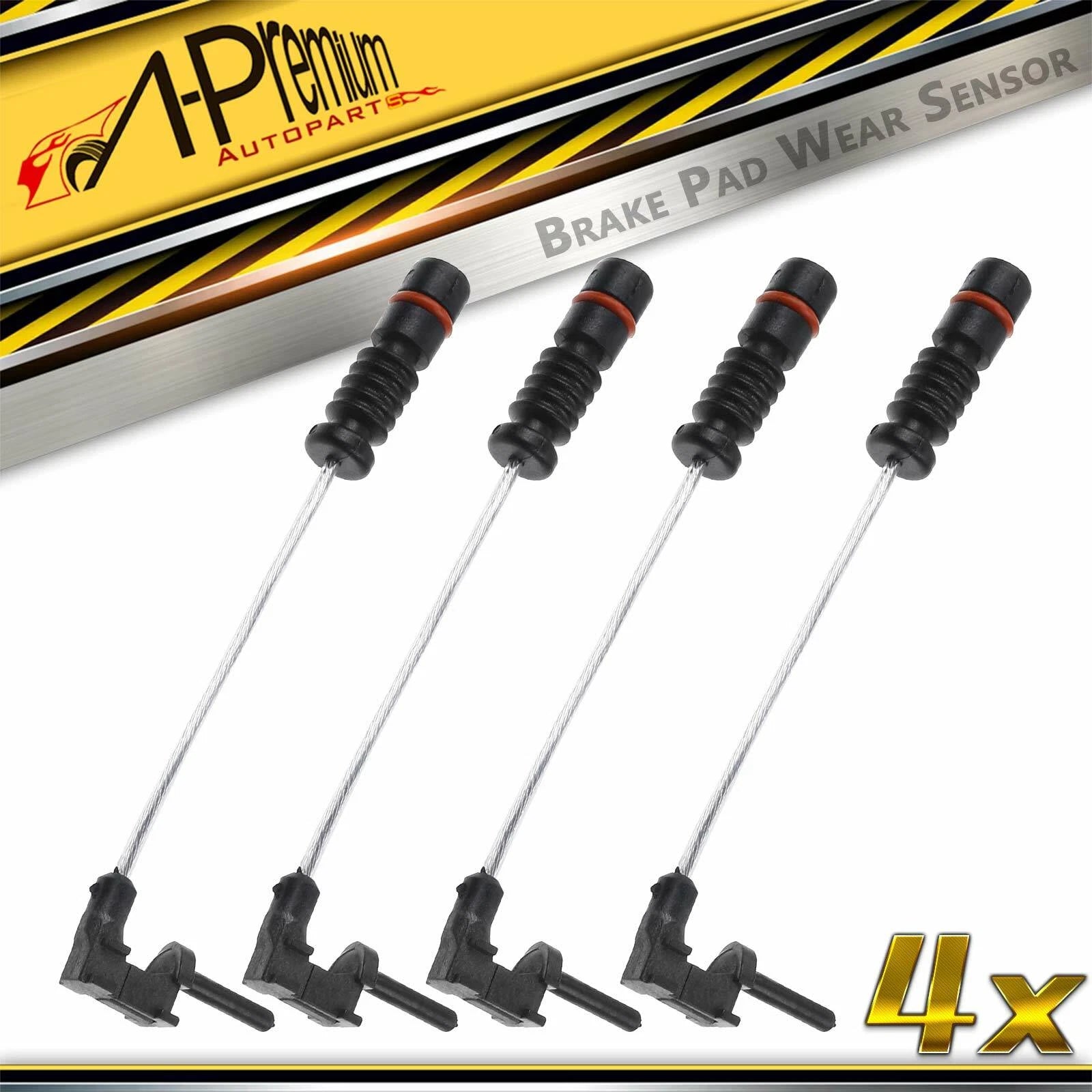 Set of 4 Brake Pad Wear Sensors for Benz 450SL Chrysler Crossfire (2002–2004)