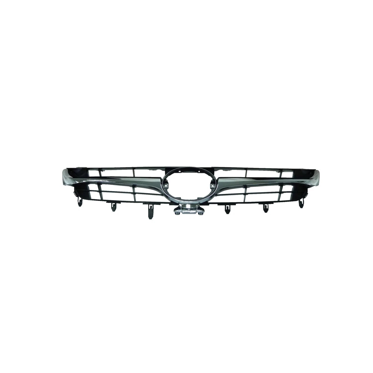 Replacement Black Chrome Plastic Front Grille (See compatibility Chart)