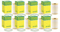 Set of 8 Engine Oil Filters HU 7035 for Audi A6 A7 A8 Quattro Q7