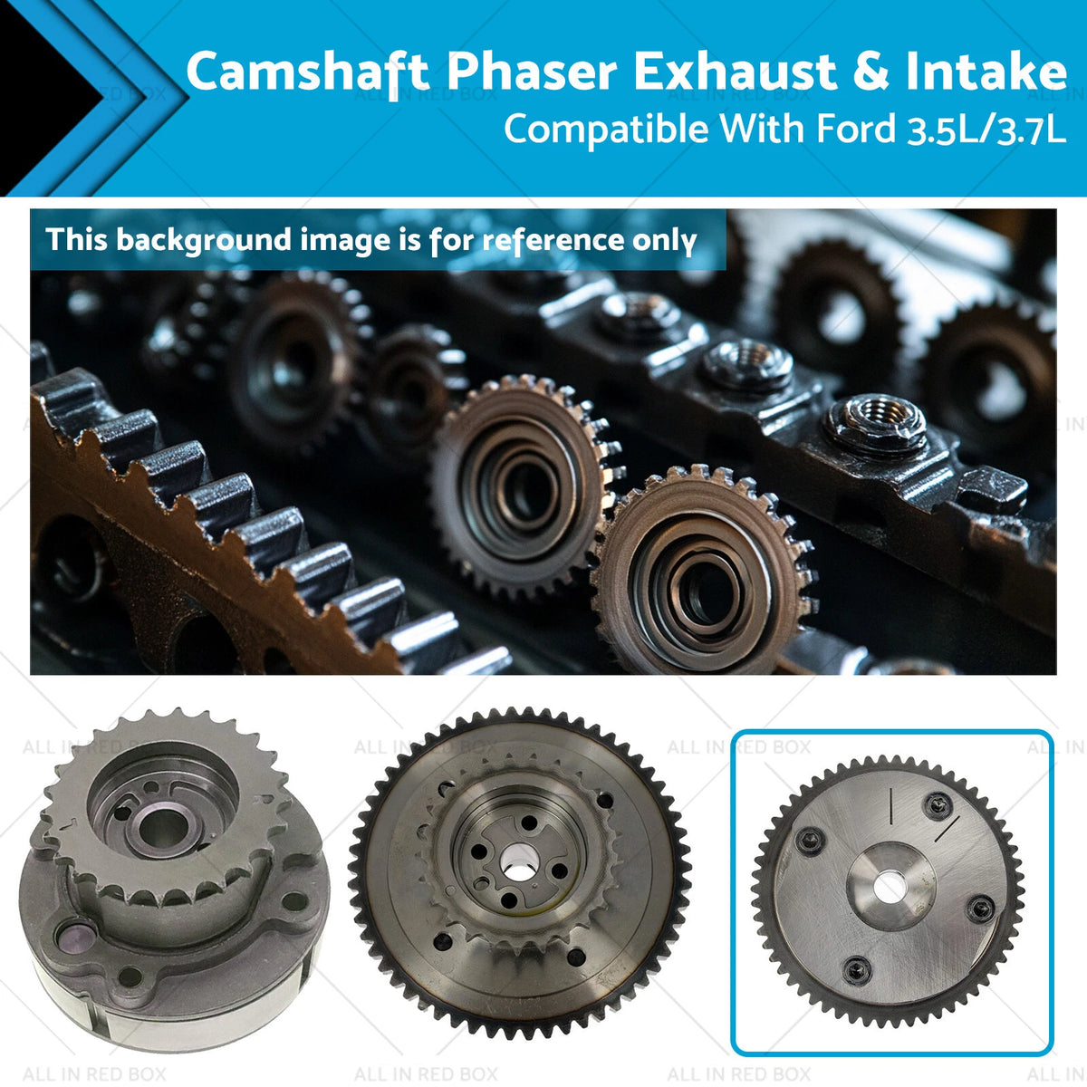 Camshaft Phaser Exhaust & Intake for Ford 3.5L/3.7L (2011–2019) AT4Z6C525B