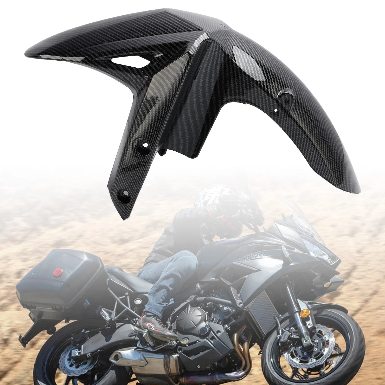 Front Fender Mudguard for Kawasaki Versys 650 1000 1100 (2019–2026) Carbon