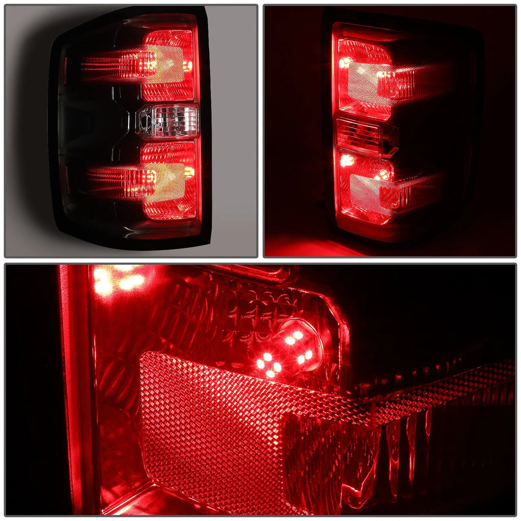 LED Tail Brake Lights for Chevrolet Silverado 1500 2500HD Sierra 3500HD (2014–2019)