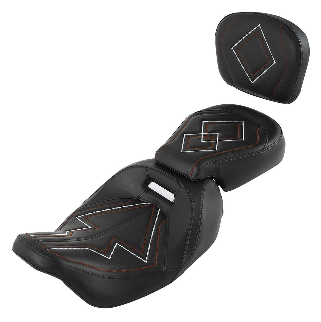Seat & Backrest Pad for Harley Electra Road Glide (2009–2023)