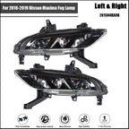 Front Fog Lamp Set for Nissan Maxima (2016–2019) Clear Lens