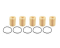 Set of 5 Engine Oil Filter Element for Lexus IS350 RC350 GS350 (2014–2020)