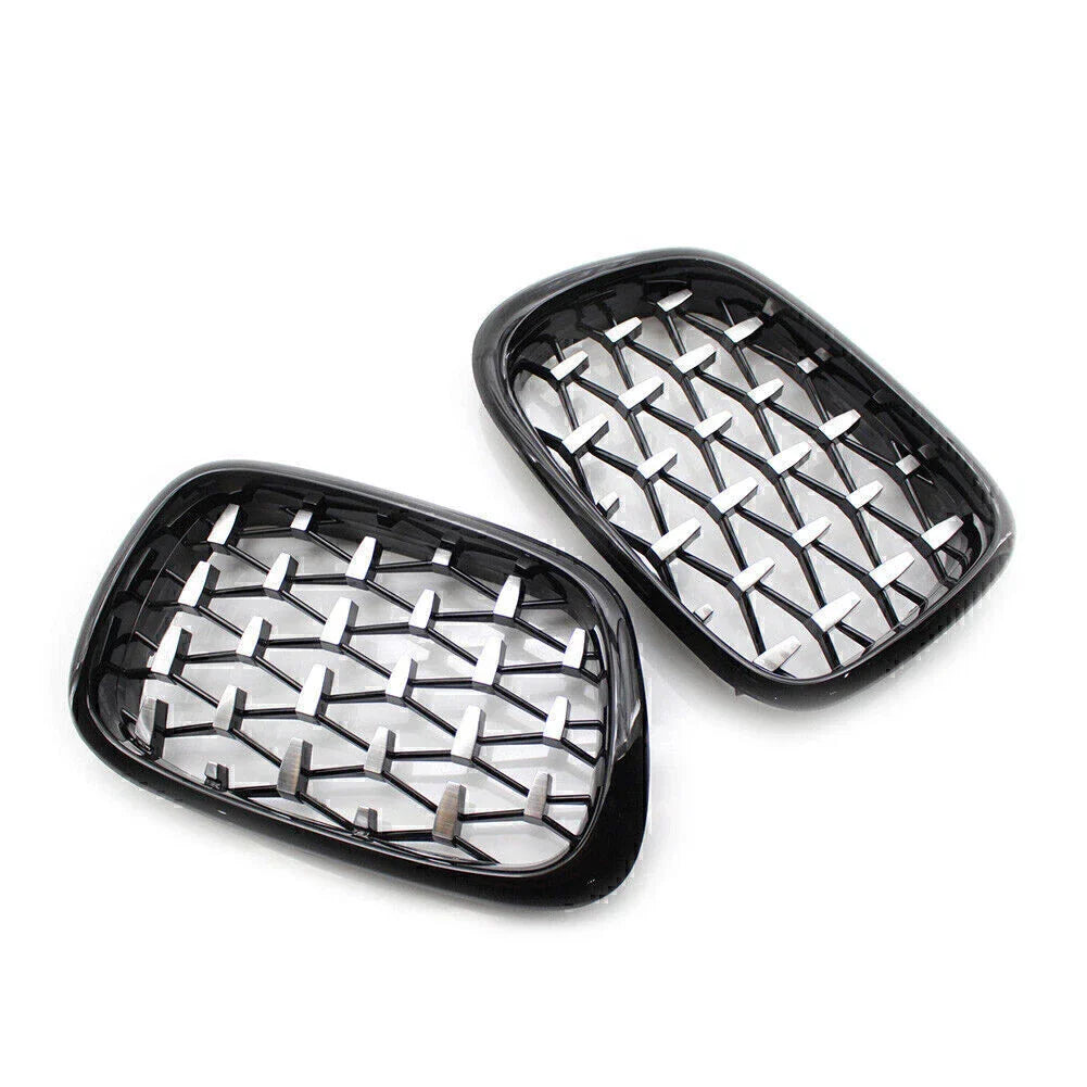 Honeycombe Mesh Front Bumper Grille for BMW E39 5-Series (1999-2003)