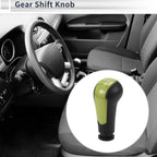 5 Speed Shift Knob for Chevrolet Spark (2013–2022) Green Black