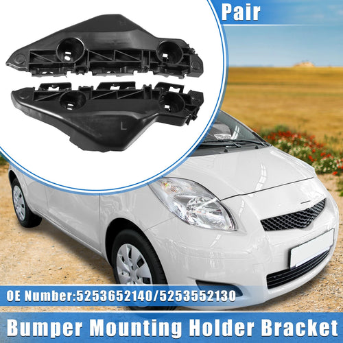 1 Pair Bumper Mounting Support Bracket for Toyota Yaris (2007–2012)