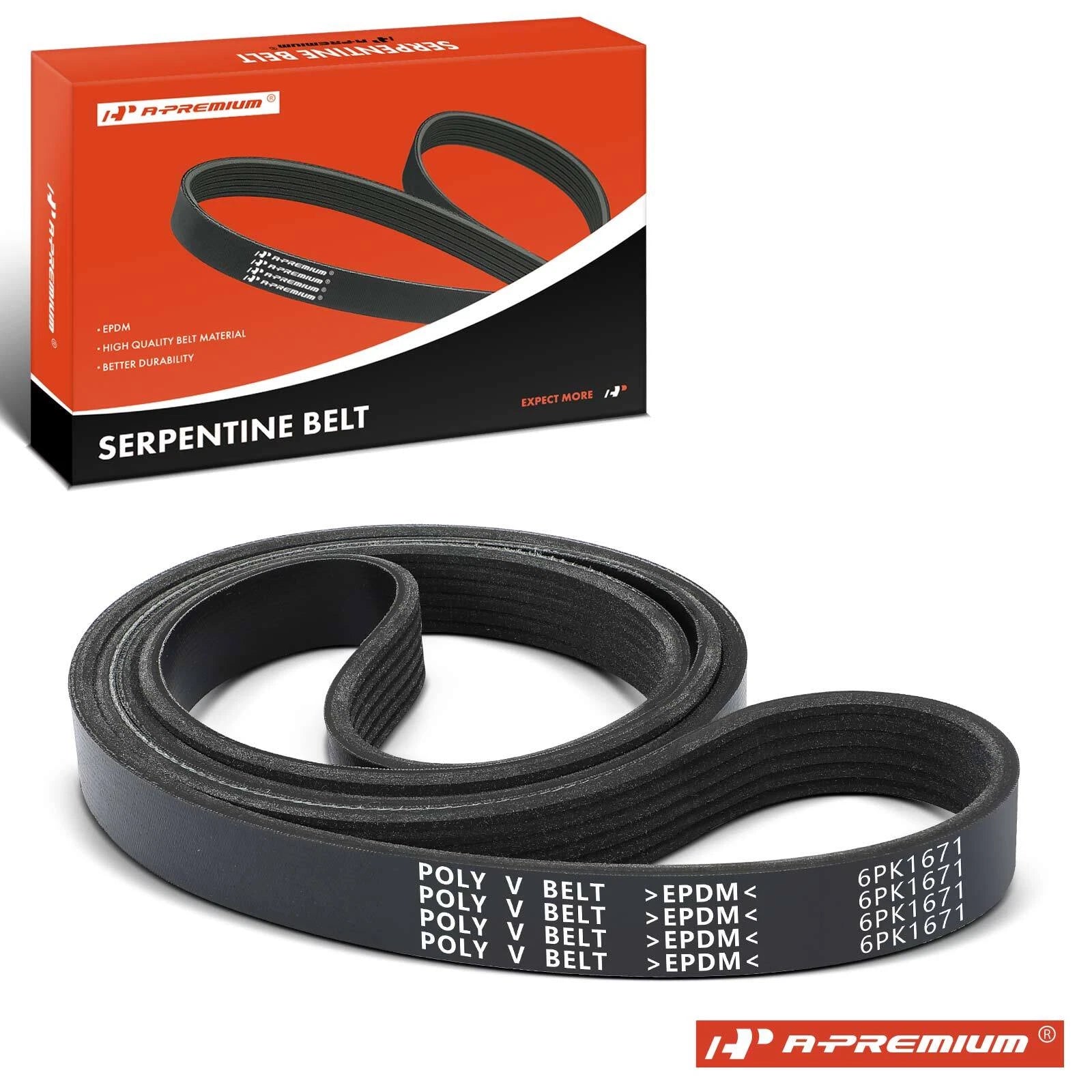 Serpentine Belt for Lexus IS300 (2021) and F-250 Super Duty (2003–2007)
