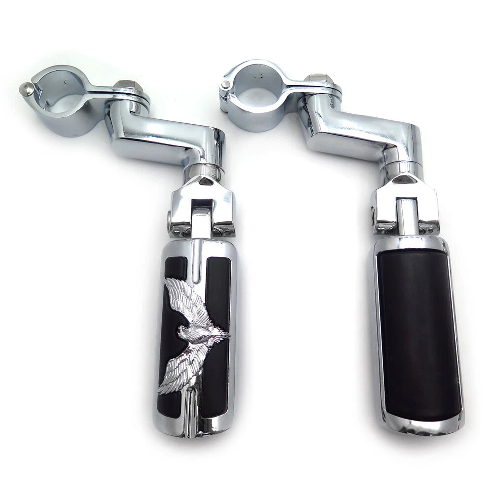 1 1/4" Foot Pegs Clamps for Honda GoldWing GL VT750 Shadow 750 (1983–2000)