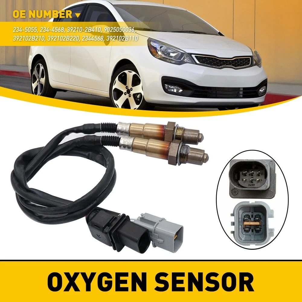 2X Up/Downstream Oxygen Sensor for Kia Rio (2012–2014) & Soul (2012–2015)