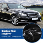 Pair Headlight Clear Lens Cover for Mercedes Benz C-Class W204 (2007–2014) No.2048208861