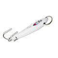 Metal Jig Lure 88mm x 10mm Stainless Steel for Bass Fishing (No Year)