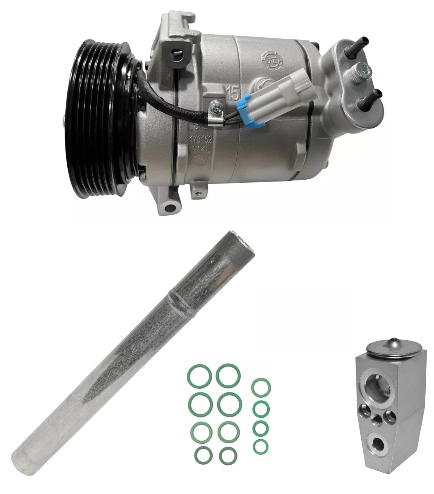 AC Compressor Kit Replacement for GMC Terrain 2.4L (2011–2017)