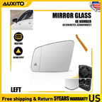 Heated Driver Side Mirror Glass with Blind Spot for Mercedes-Benz CLS-Class (2011–2018)
