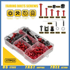 177PCS Fairing Bolts Kit for Motorcycle (Universal)