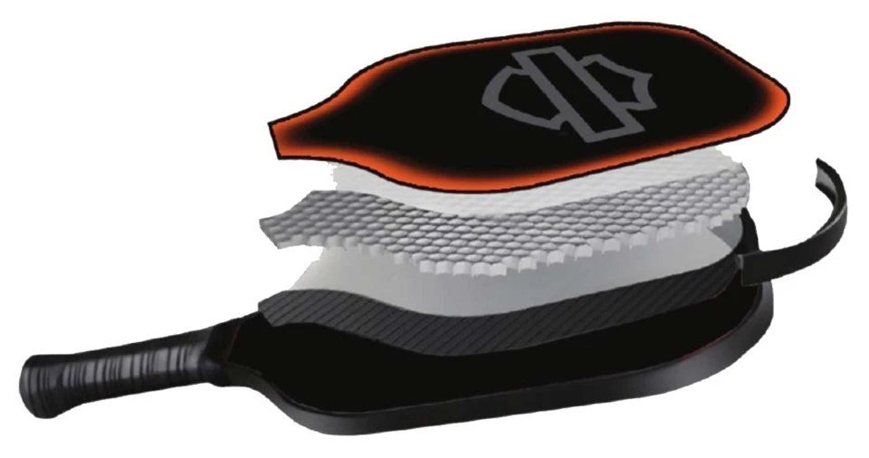 Stealth Bar & Shield Logo Pickleball Paddle for Harley-Davidson (N/A)