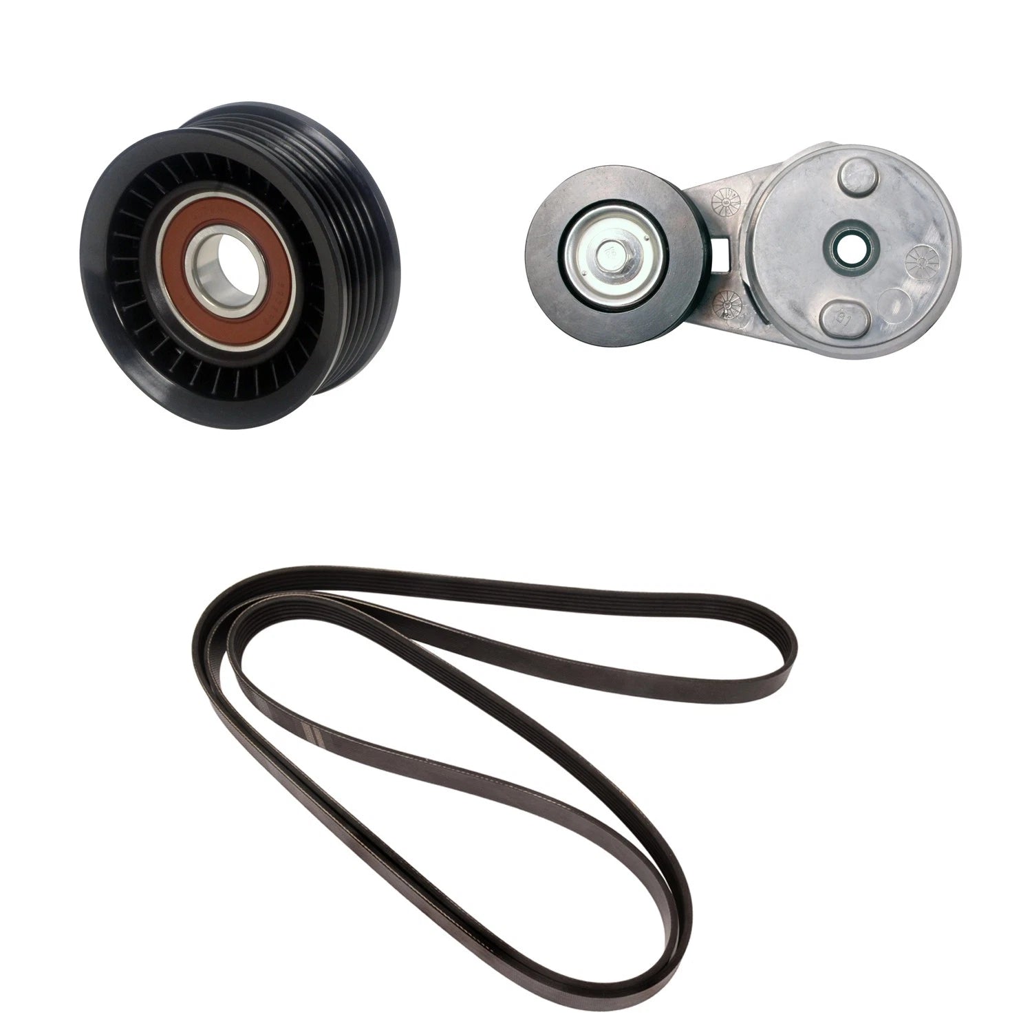 Drive Belt Idler Pulley Tensioner Kit for Sierra Silverado 2500 (2007–2014)