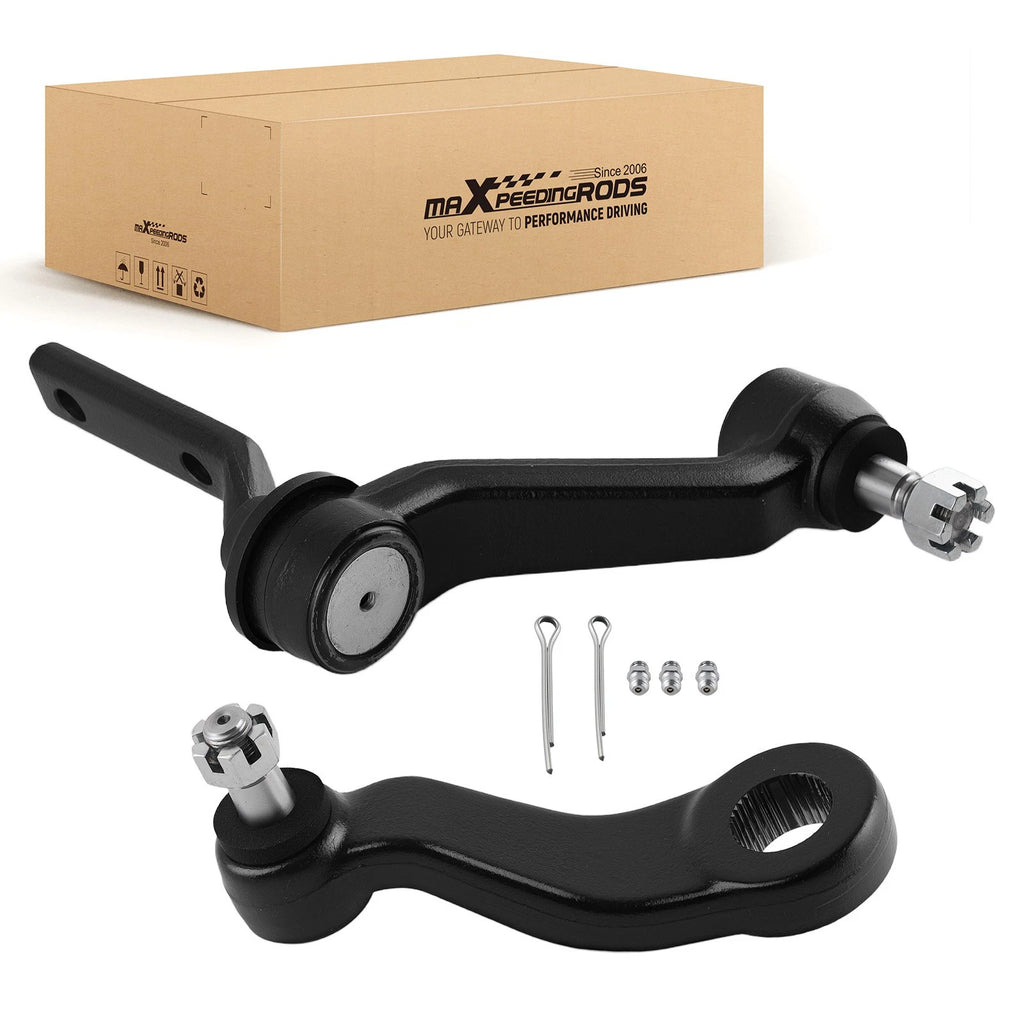 2X Front Pitman & Idler Arms for Chevrolet GMC C1500 C2500 C3500 K1500 (1990–1999)
