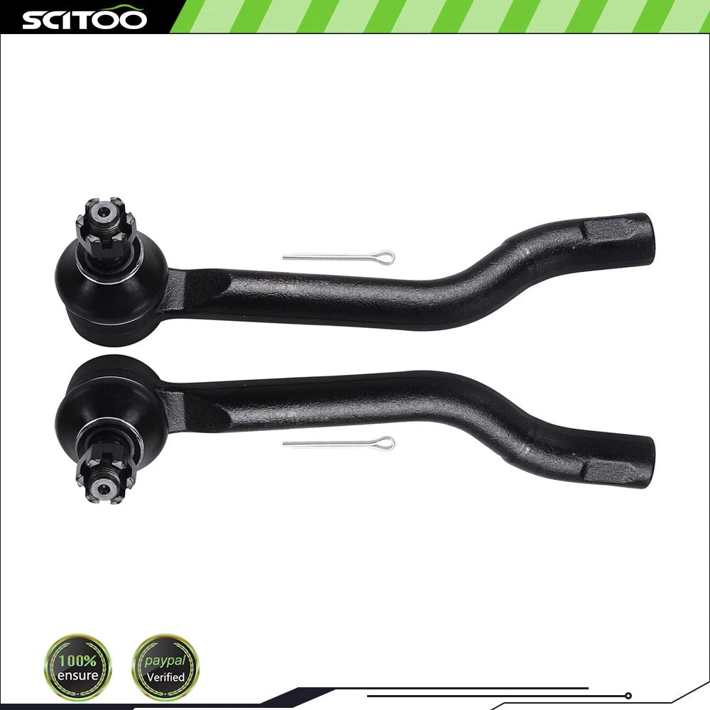 Set of 2 Front Outer Tie Rod End Links for Honda Civic (2016–2021) & Insight (2019–2022)