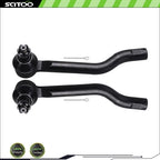 Set of 2 Front Outer Tie Rod End Links for Honda Civic (2016–2021) & Insight (2019–2022)
