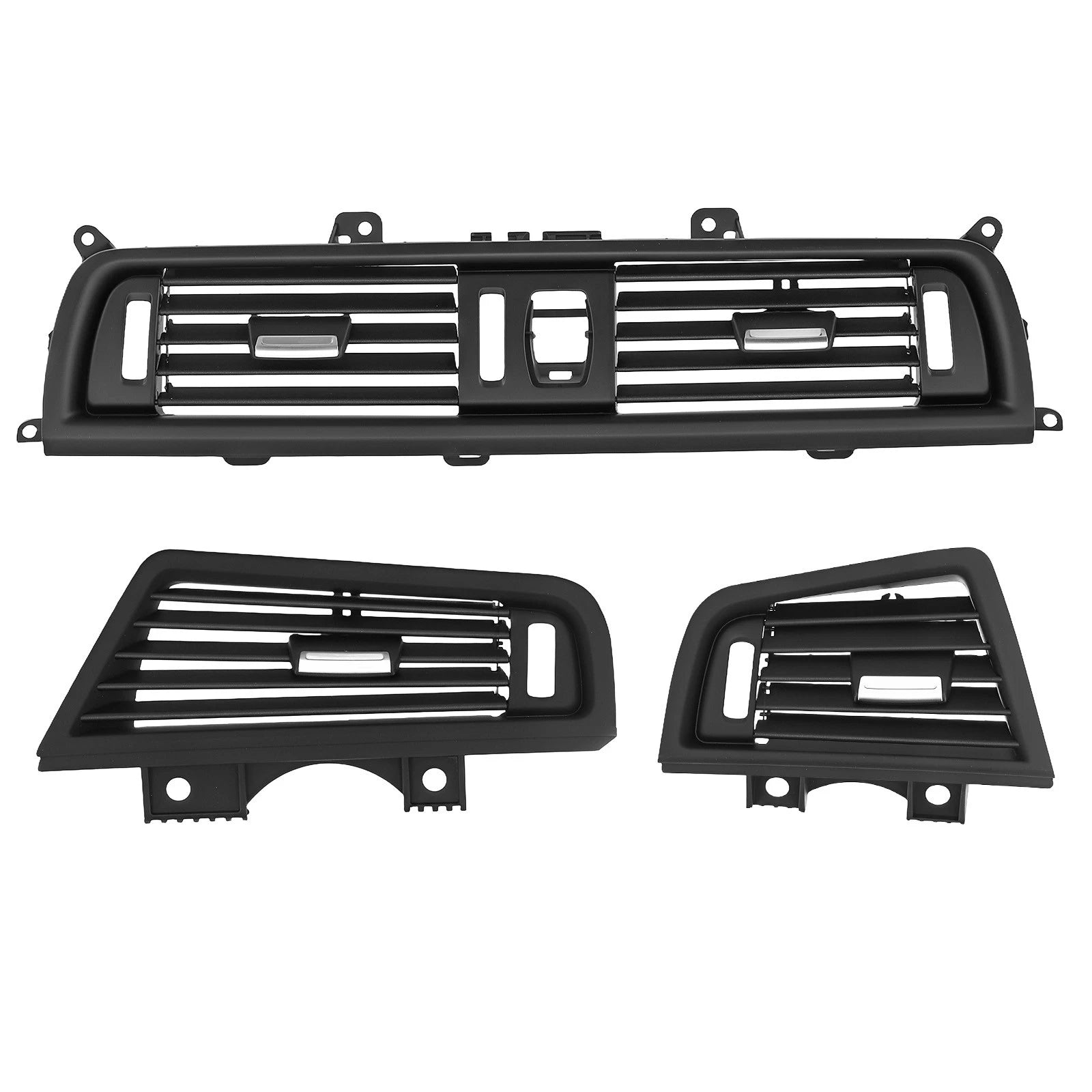 3X Air Vent Grille for BMW 520i 520d 525i 528i 530i 535i GT (2010–2016) Black