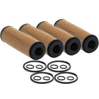 Set of 4 Wix Engine Motor Oil Filters for Mercedes-Benz W204 C204 R172 (1.8L L4)