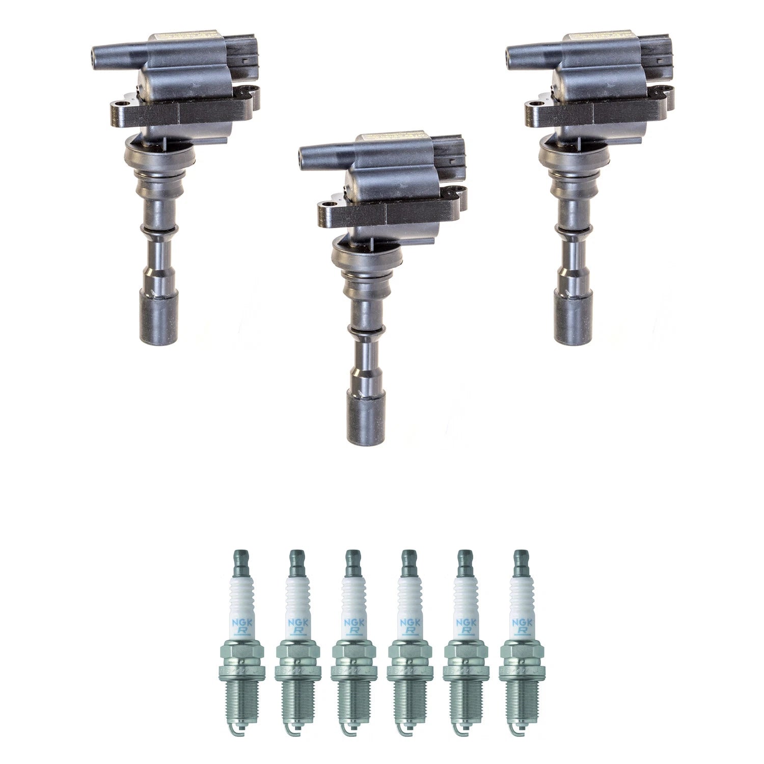 Set of 3 Ignition Coils & 6 NGK Spark Plugs for Sedona XG300 (1999–2006)