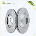 Front Brake Discs Rotors for Honda Civic EX LX (1999–2005) Drilled & Slotted