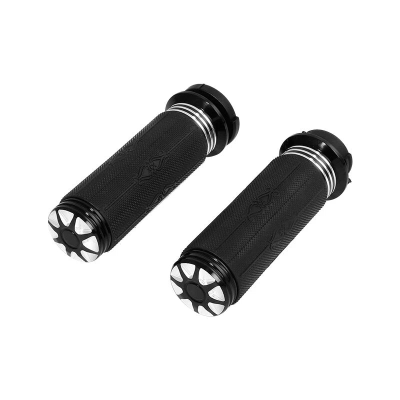 1" Handle Bar Hand Grips for Harley Sportster XL883 1200 Dyna Softail (2004–2023)