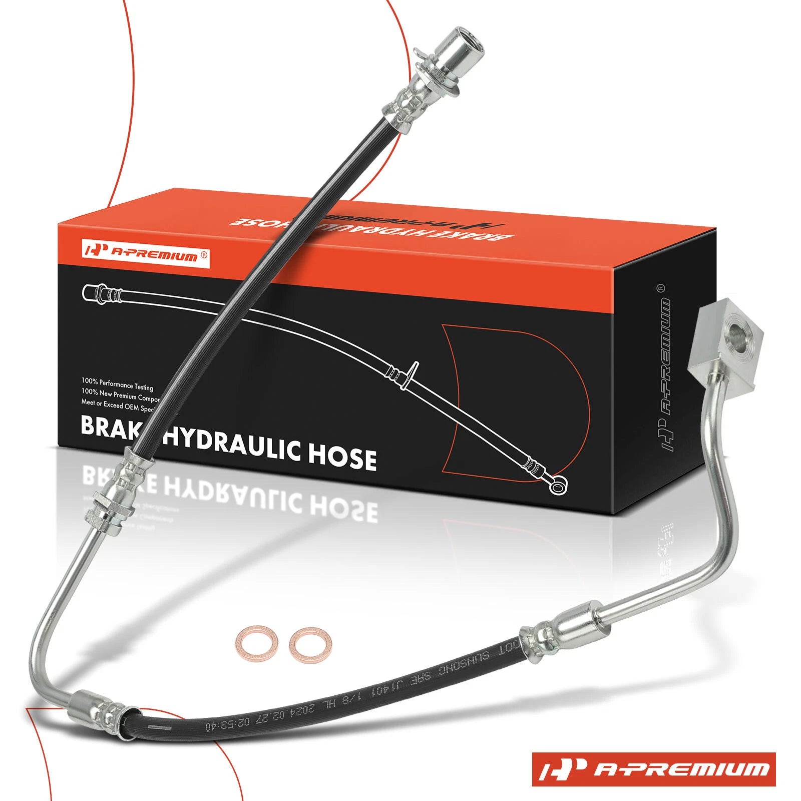 Front Right Brake Hydraulic Hose for Chevy Suburban 3500 HD (2001–2006)