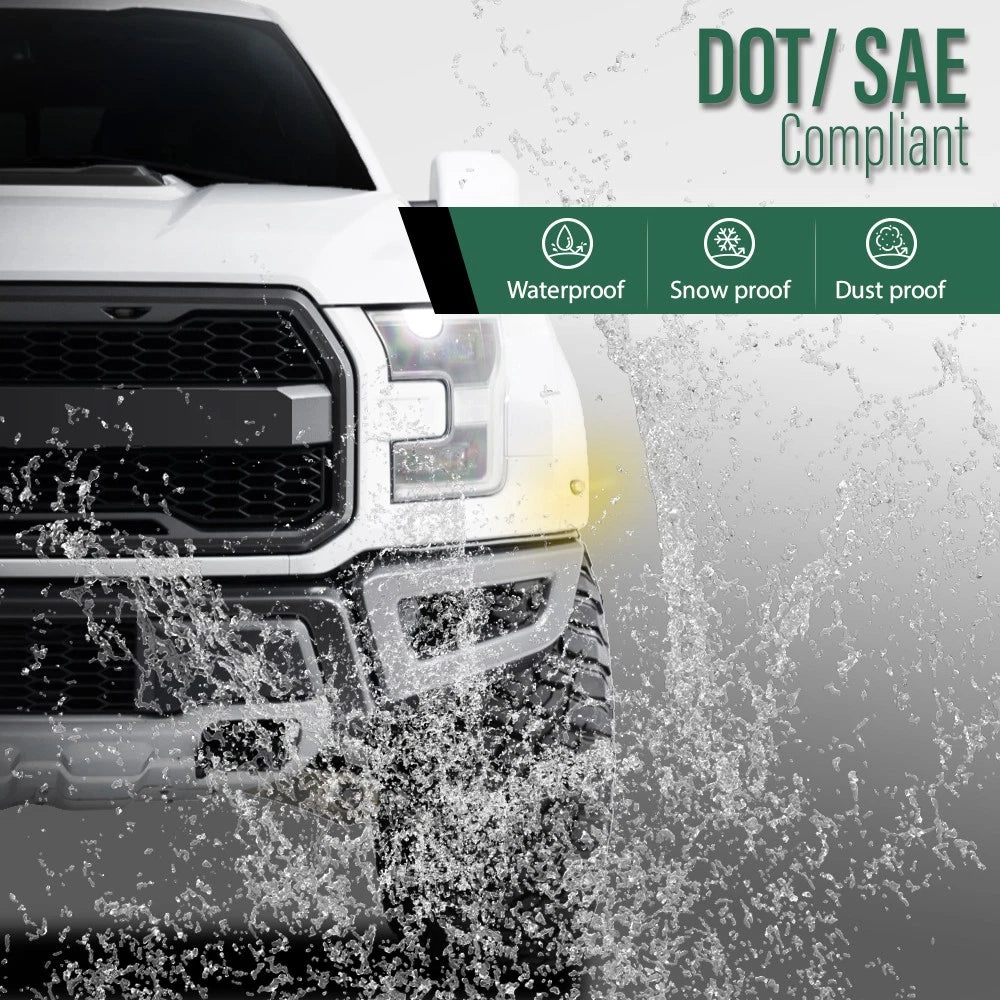 Front Daytime Running Side Marker Light for Ford F150 Raptor (2017–2022)
