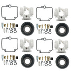 4X Carburetor Float Diaphragm Repair Kit for Suzuki GSXR1100W (1993–1998)