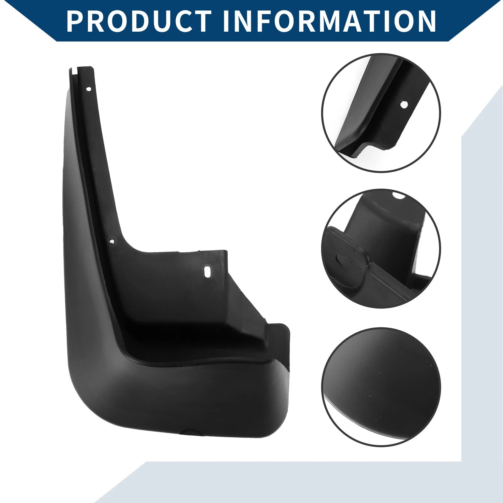 Set of 4 Mud Flaps Splash Guards for BMW 7 Series (2010–2016)