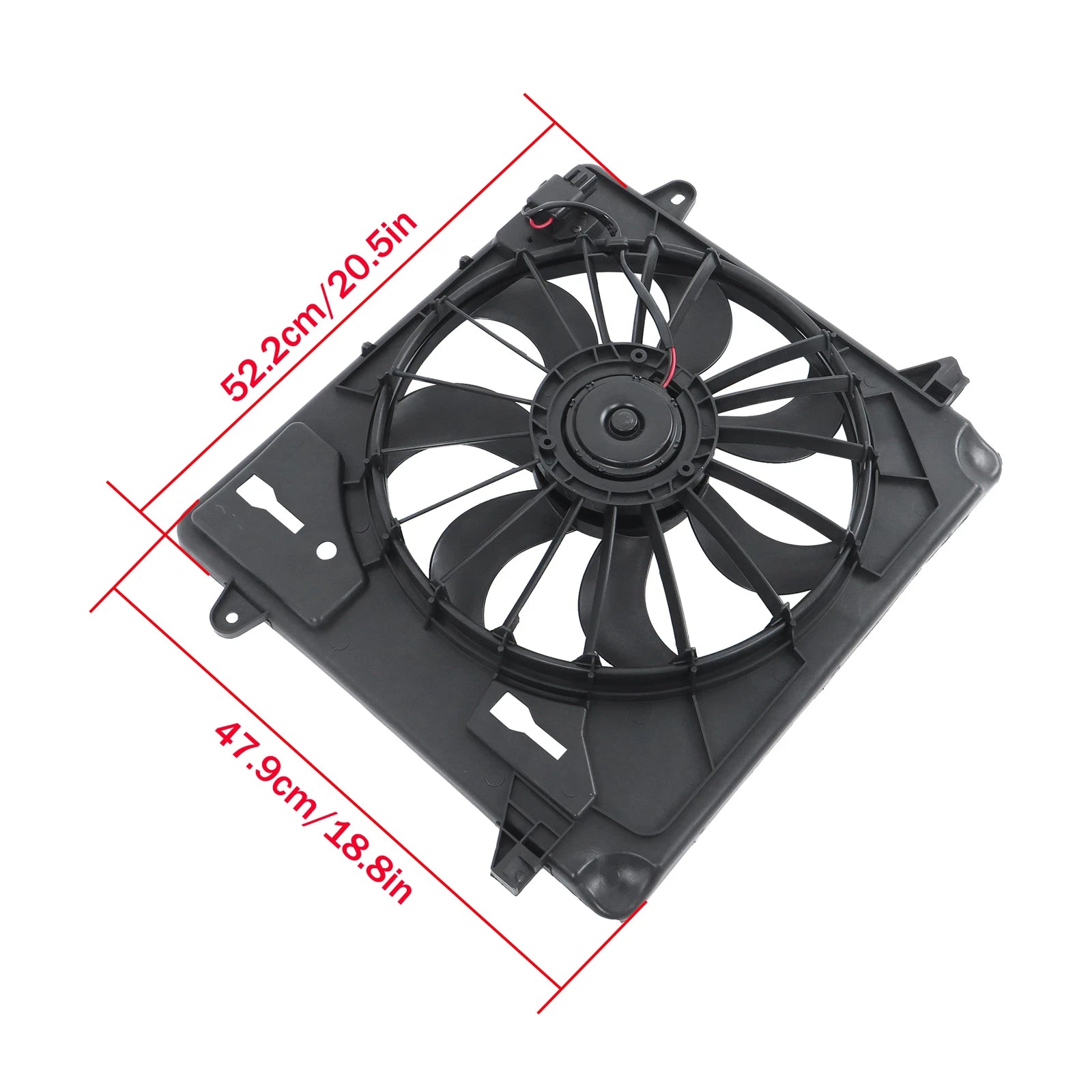 Radiator Cooling Fan Assembly for Jeep JK Wrangler (2007-2011)