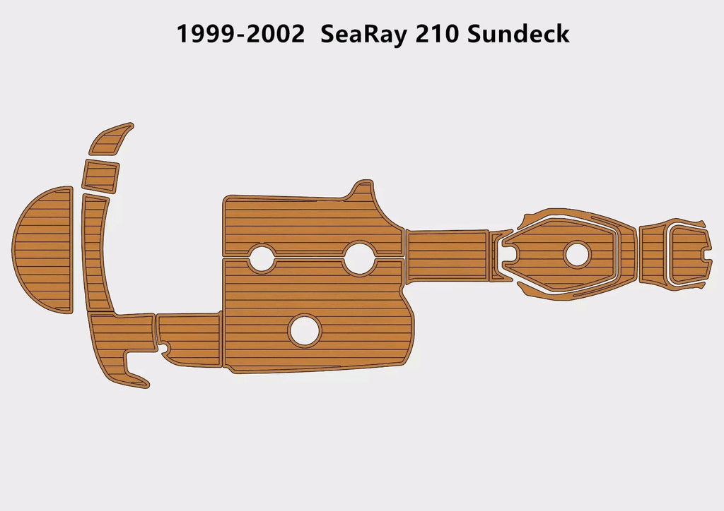 EVA Pad Foam Teak Deck for Sea Ray 210 Sundeck (2001)