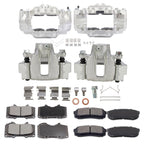 Front & Rear Brake Calipers for Toyota FJ Cruiser (2007–2014) w/ Ceramic Pads