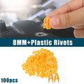 Pack of 100 Center Console Dash Panel Clip Retainers for Ford