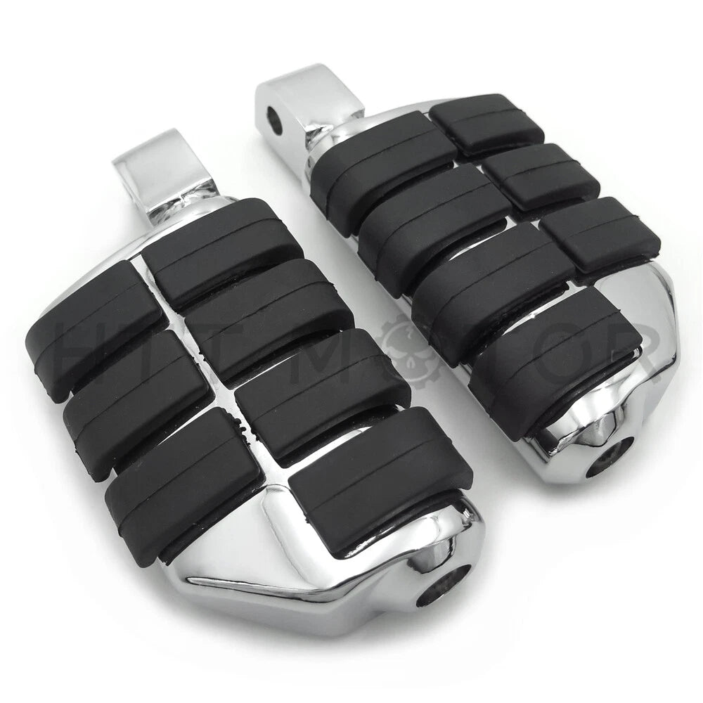 Chrome Dually Footpegs for Honda Shadow 1100 (1999–2002) & Magna 750 (1996–2004)