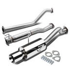 4" Rounded Muffler Tip Catback Exhaust for Acura RSX DC5 (2002–2006)