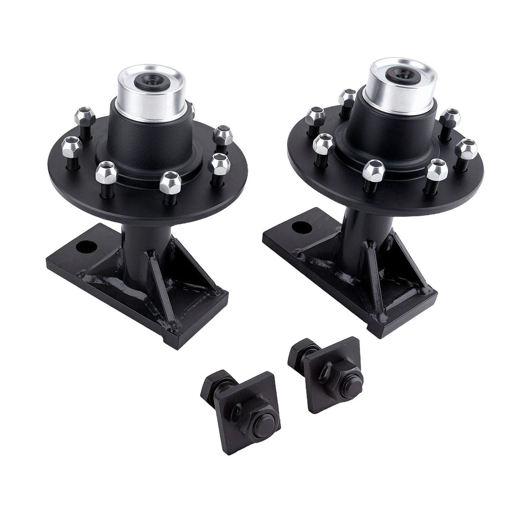 8x6.5 Lug Bolt On Wheels for Shipping Container Hub & Spindle Kit 8000LB