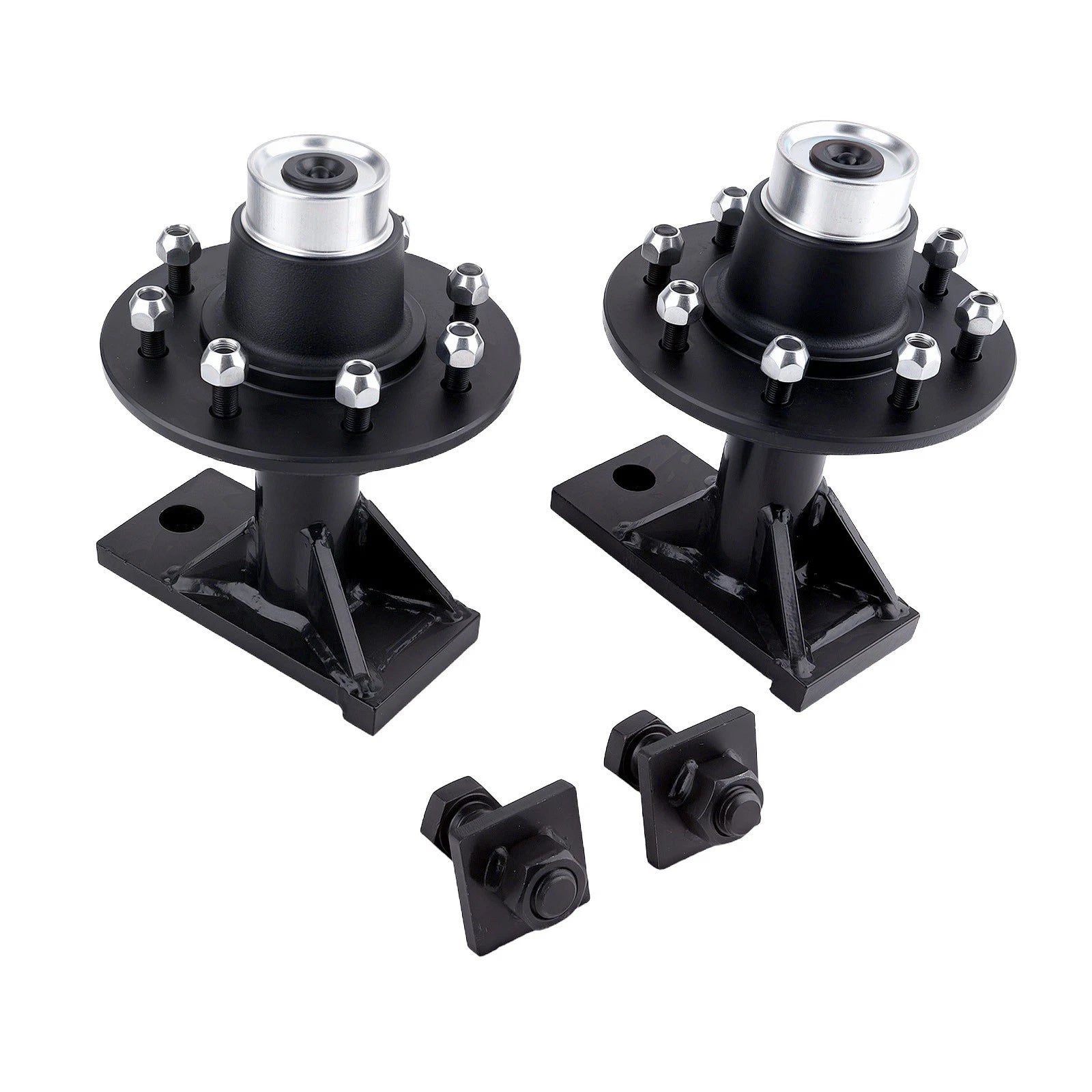 8x6.5 Lug Bolt On Wheels for Shipping Container Hub & Spindle Kit 8000LB