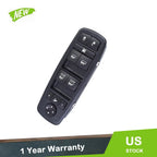 Car Window Switch for Jeep Grand Cherokee (2010–2020) Black ABS Plastic LH