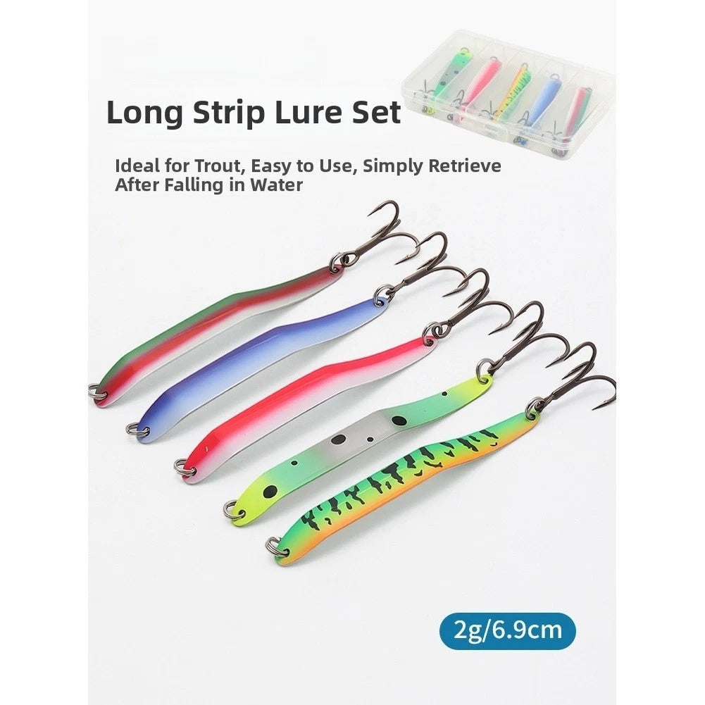 Swimbait Spinner Lures for Freshwater Fishing (Metal Construction)