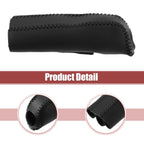 Faux Leather Handbrake Cover Trim for Ford Mustang (2015–2021) Black