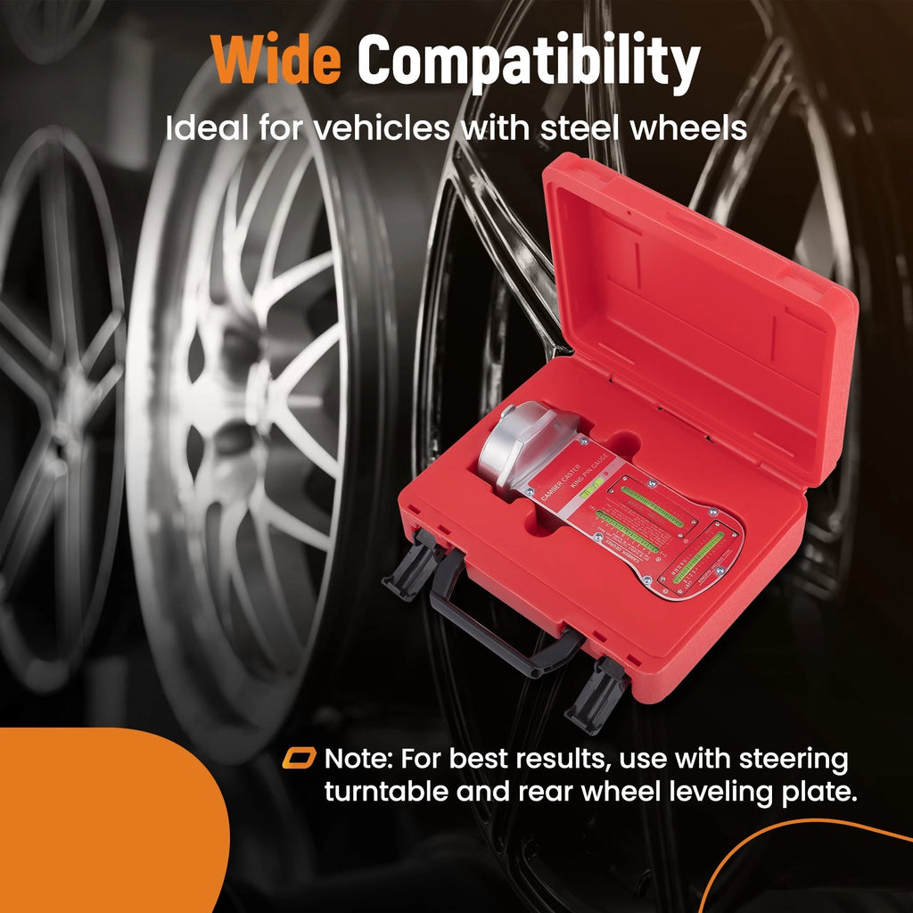 Camber Caster Kingpin Gauge Wheel Alignment Tool for Automotive (US)