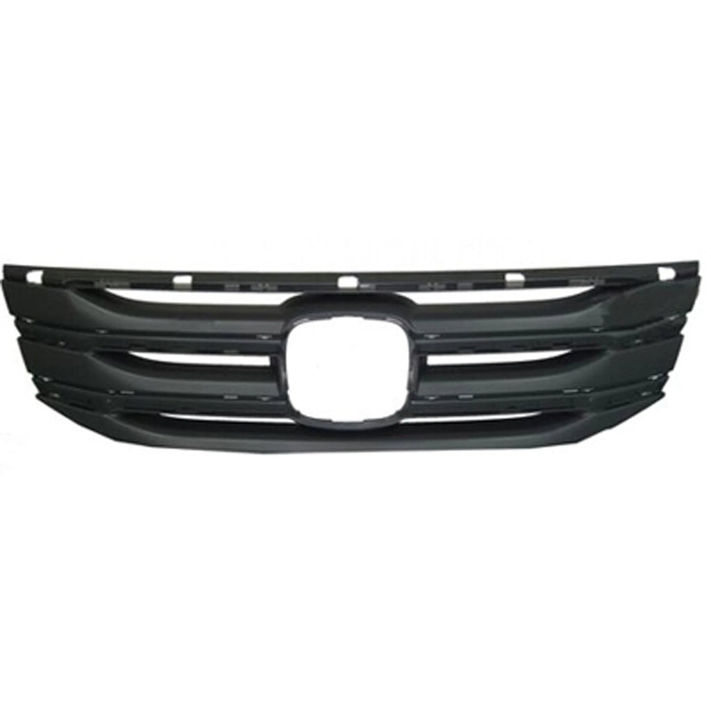 Replacement Gray Matte Plastic Outer Grille Shell For 2011-2013 Honda Odyssey